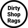 Dirty Shop Rags White Circular - Floor Sign