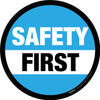 Safety First Blue Circular - Floor Sign Safety First Blue Circular - Floor Sign