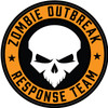 Zombie Outbreak Response Team Skull - Hard Hat Sticker Zombie Outbreak Response Team Skull - Hard Hat Sticker