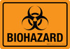 Biohazard with Icon Landscape - Wall Sign Biohazard with Icon Landscape - Wall Sign