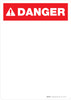 Danger ANSI Blank Portrait - Dry Erase Wall Sign