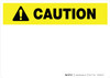 Caution ANSI Blank Landscape - Dry Erase Wall Sign