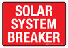 Solar System Breaker Red Landscape - Wall Sign