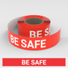 Be Safe - Smart Stripe Inline Printed Floor Tape Be Safe - Smart Stripe Inline Printed Floor Tape