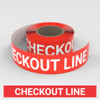 Checkout Line - Smart Stripe Inline Printed Floor Tape