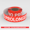 Cold Zone - No Prolonged Exposure - Smart Stripe Inline Printed Floor Tape