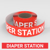 Diaper Station - Smart Stripe Inline Printed Floor Tape Diaper Station - Smart Stripe Inline Printed Floor Tape