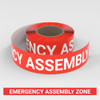 Emergency Assembly Zone - Smart Stripe Inline Printed Floor Tape Emergency Assembly Zone - Smart Stripe Inline Printed Floor Tape