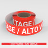 High Voltage / Alto Voltaje (Bilingual Spanish) - Smart Stripe Inline Printed Floor Tape High Voltage / Alto Voltaje (Bilingual Spanish) - Smart Stripe Inline Printed Floor Tape
