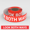 Look Both Ways - Smart Stripe Inline Printed Floor Tape Look Both Ways - Smart Stripe Inline Printed Floor Tape