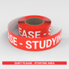 Quiet Please - Studying Area - Smart Stripe Inline Printed Floor Tape Quiet Please - Studying Area - Smart Stripe Inline Printed Floor Tape