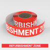 Refurbishment Zone - Smart Stripe Inline Printed Floor Tape Refurbishment Zone - Smart Stripe Inline Printed Floor Tape