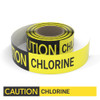 Caution: Chlorine - Smart Stripe Inline Printed Floor Tape