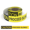 Caution: Proceed Slowly - Smart Stripe Inline Printed Floor Tape Caution: Proceed Slowly - Smart Stripe Inline Printed Floor Tape