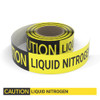 Caution: Liquid Nitrogen - Smart Stripe Inline Printed Floor Tape