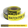 Caution: Watch For Truck Traffic - Smart Stripe Inline Printed Floor Tape Caution: Watch For Truck Traffic - Smart Stripe Inline Printed Floor Tape