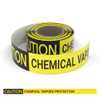 Caution: Chemical Vapors Protection - Smart Stripe Inline Printed Floor Tape