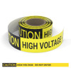 Caution: High Voltage - Do Not Enter - Smart Stripe Inline Printed Floor Tape Caution: High Voltage - Do Not Enter - Smart Stripe Inline Printed Floor Tape