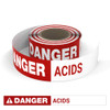 Danger: Acids - Smart Stripe Inline Printed Floor Tape