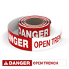 Danger: Open Trench - Smart Stripe Inline Printed Floor Tape