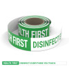 Health First: Disinfect Everything You Touch - Smart Stripe Inline Printed Floor Tape