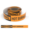 Warning: Hot Surface - Smart Stripe Inline Printed Floor Tape