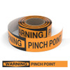 Warning: Pinch Point - Smart Stripe Inline Printed Floor Tape Warning: Pinch Point - Smart Stripe Inline Printed Floor Tape