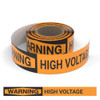 Warning: High Voltage - Smart Stripe Inline Printed Floor Tape Warning: High Voltage - Smart Stripe Inline Printed Floor Tape