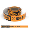Warning: Do Not Sit Here - Smart Stripe Inline Printed Floor Tape Warning: Do Not Sit Here - Smart Stripe Inline Printed Floor Tape