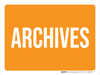 Archives Orange Landscape - Wall Sign Archives Orange Landscape - Wall Sign