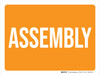 Assembly Orange Landscape - Wall Sign