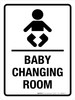 Baby Changing Room Portrait - Wall Sign Baby Changing Room Portrait - Wall Sign