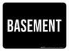 Basement Black Landscape - Wall Sign Basement Black Landscape - Wall Sign