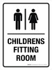 Childrens Fitting Room Portrait - Wall Sign