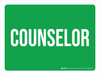 Counselor Green Landscape - Wall Sign Counselor Green Landscape - Wall Sign