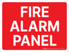 Fire Alarm Panel Red Landscape - Wall Sign