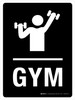 Gym Portrait - Wall Sign Gym Portrait - Wall Sign