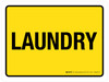 Laundry Yellow Landscape - Wall Sign Laundry Yellow Landscape - Wall Sign
