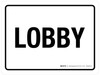 Lobby White Landscape - Wall Sign Lobby White Landscape - Wall Sign