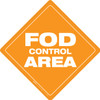 FOD Control Area Type B (Floor Sign)