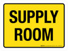 Supply Room Yellow Landscape - Wall Sign