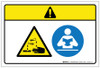 Caution: Chemical Hazard (Wordless ISO/ANSI) - Label Caution: Chemical Hazard (Wordless ISO/ANSI) - Label