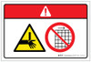 Danger: Shear Hazard (Wordless ISO/ANSI) - Label Danger: Shear Hazard (Wordless ISO/ANSI) - Label