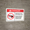 Danger: Degaussing Coil Strong Magnetic Field ANSI - Wall Sign Danger: Degaussing Coil Strong Magnetic Field ANSI - Wall Sign