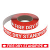 Fire Dry Standpipe - Pipe Marking Roll Fire Dry Standpipe - Pipe Marking Roll