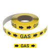 Gas (Yellow) - Pipe Marking Roll