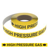 High Pressure Gas (Yellow) - Pipe Marking Roll High Pressure Gas (Yellow) - Pipe Marking Roll