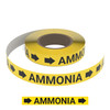 Ammonia (Yellow) - Pipe Marking Roll
