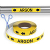 Argon (Yellow) - Pipe Marking Roll Argon (Yellow) - Pipe Marking Roll
