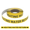 Heating Water Return (Yellow) - Pipe Marking Roll Heating Water Return (Yellow) - Pipe Marking Roll